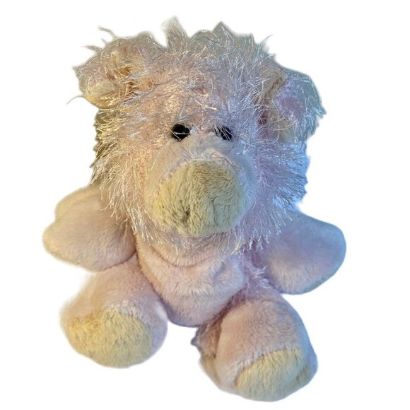 Ganz Webkinz Retired Pink Pig HM002 Stuffed Plush 8" Fluffy Farm Animal Toy - Picture 1 of 15
